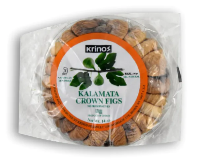 KRINOS Kalamata Crown Figs Halal 14 OZ